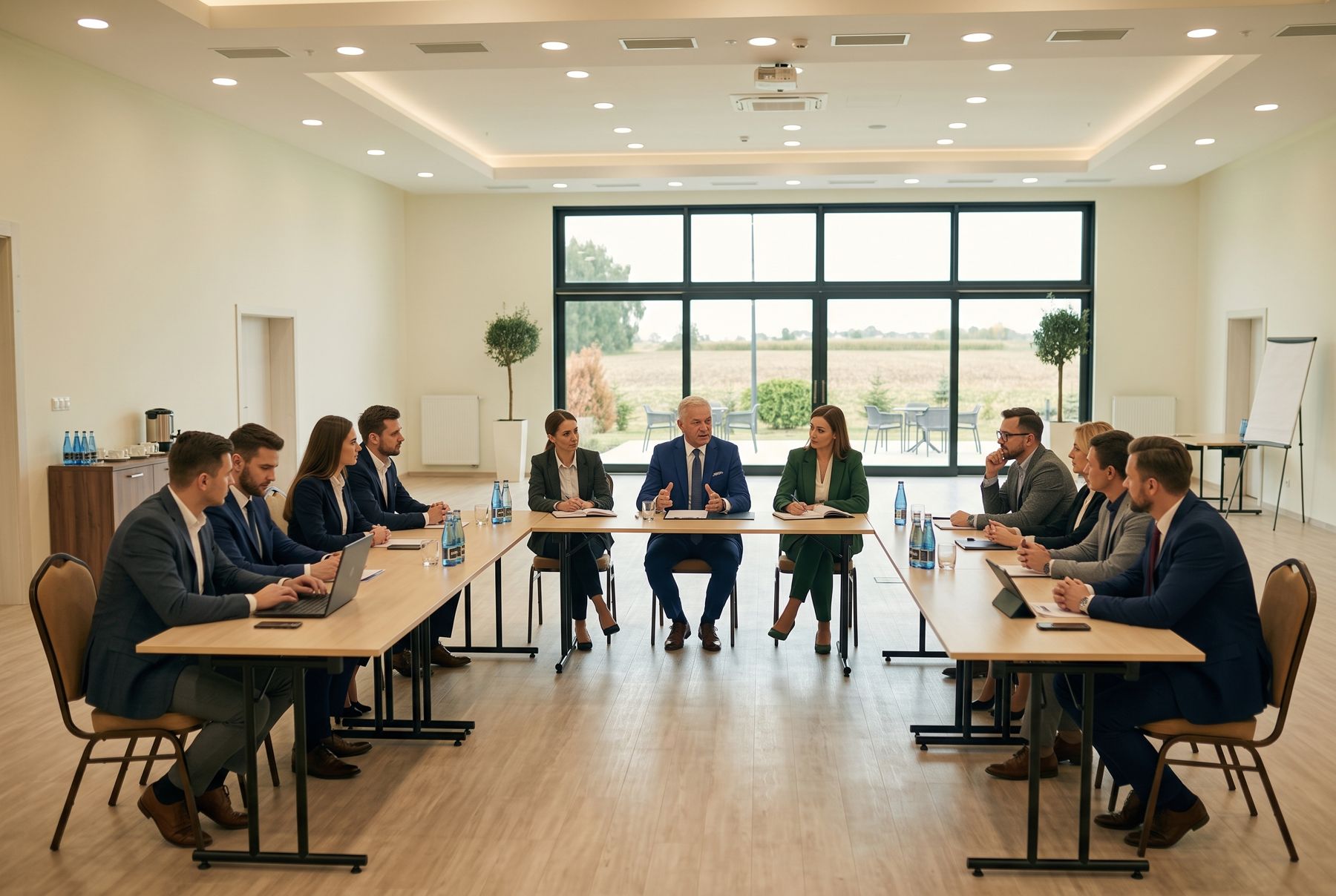 Konferencja biznesowa w hotelu